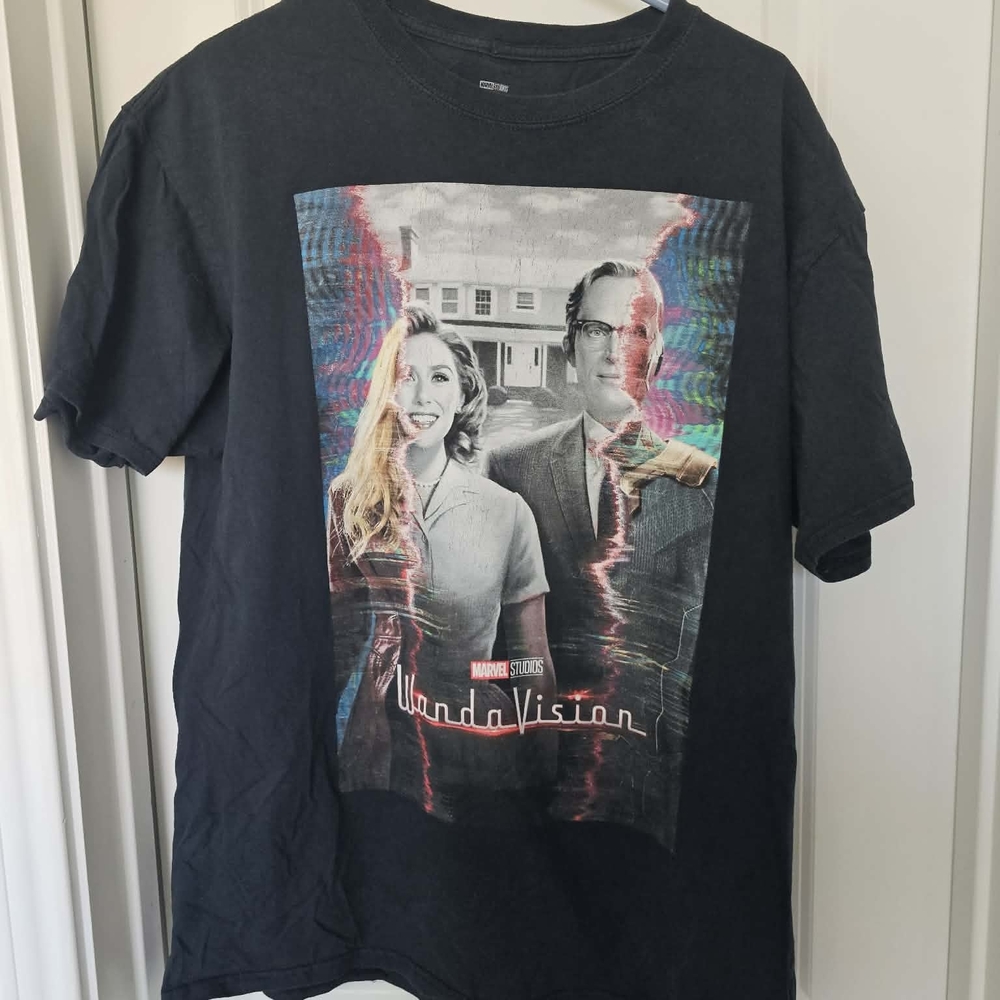 Marvel Black WandaVision Short Sleeve Tee